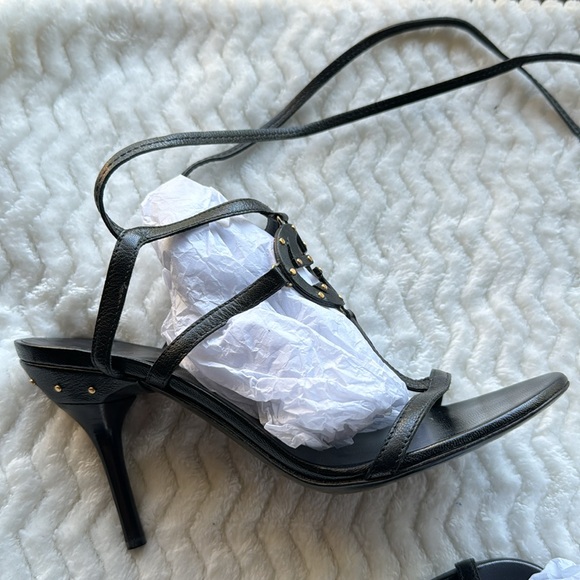 Gucci Vintage Black & Gold Logo - Picture 6 of 11